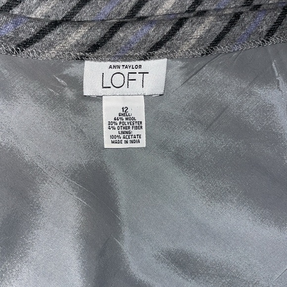 Loft Grey lined wool skirt - Picture 4 of 4